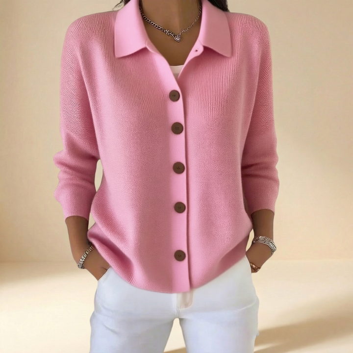 Joanna | Cardigan in Maglia con Bottoni