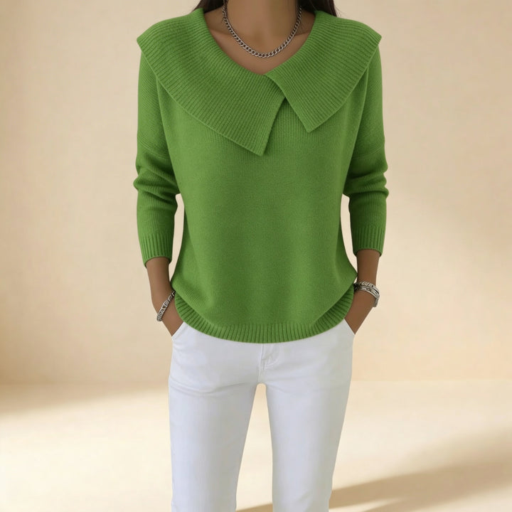 Lucia | Maglia Calda con Colletto Morbido
