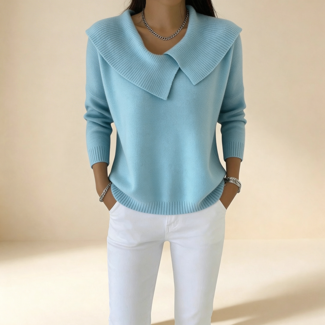Lucia | Maglia Calda con Colletto Morbido